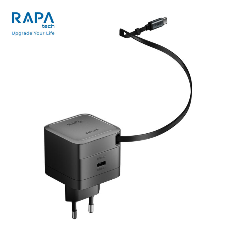 RAPA Power LOOP GaN Charger 45W - CH5333 Dark Grey - RAPA Tech